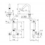 Inax AM-320TC 恆溫感應面盆龍頭 (水力發電)
